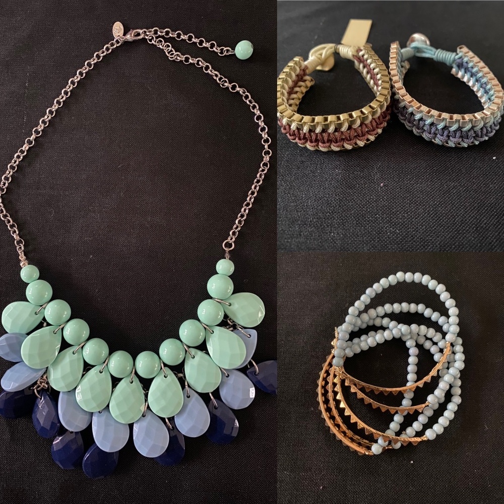 Blue jewelry